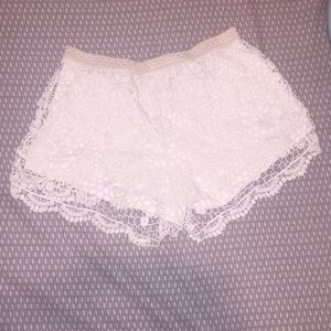 Lace shorts